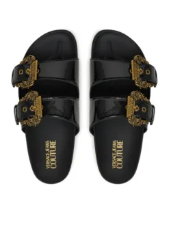 Versace Jeans Couture Klapki 80VA3SM1 ZS190 899 Czarny