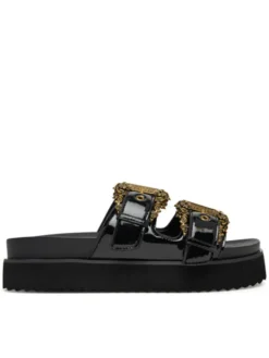 Versace Jeans Couture Klapki 80VA3SM1 ZS190 899 Czarny