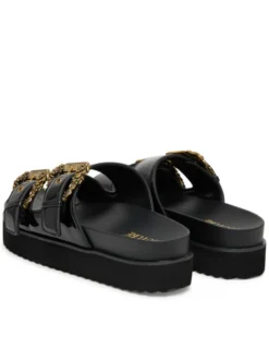 Versace Jeans Couture Klapki 80VA3SM1 ZS190 899 Czarny