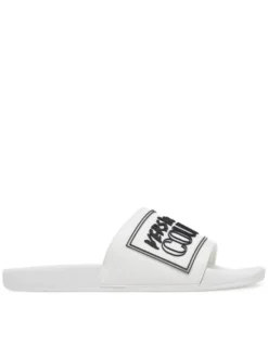 Versace Jeans Couture Klapki 78YA3SQ3 Biały