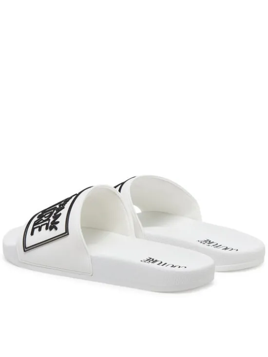 Versace Jeans Couture Klapki 78YA3SQ3 Biały