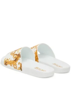Versace Jeans Couture Klapki 80YA3SQ4 ZS365 G03 Biały