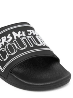 Versace Jeans Couture Klapki 79YA3SQ3 ZSC22 899 Czarny