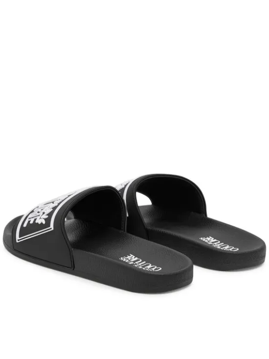Versace Jeans Couture Klapki 79YA3SQ3 ZSC22 899 Czarny