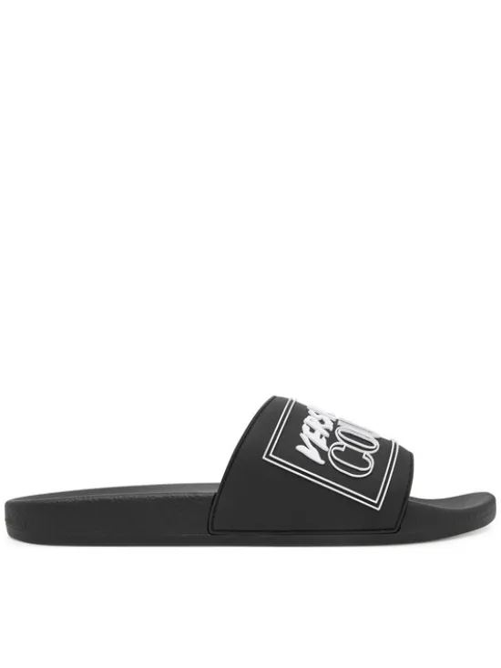 Versace Jeans Couture Klapki 79YA3SQ3 ZSC22 899 Czarny
