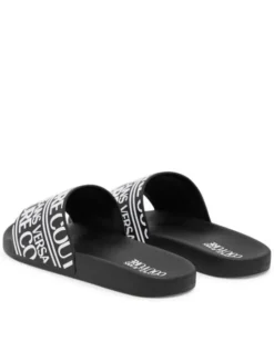 Versace Jeans Couture Klapki 79YA3SQ1 71352 899 Czarny