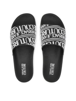Versace Jeans Couture Klapki 79YA3SQ1 71352 899 Czarny