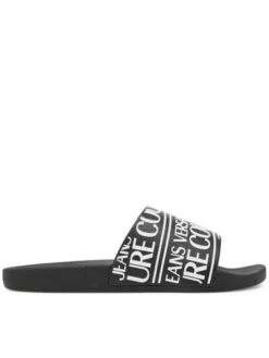 Versace Jeans Couture Klapki 79YA3SQ1 71352 899 Czarny