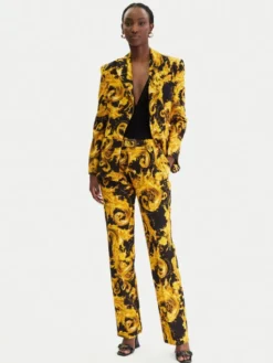 Versace Jeans Couture Marynarka 80HAQ702 NS756 Czarny Slim Fit