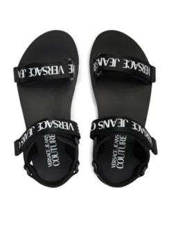 Versace Jeans Couture Sandały 80VA3SX4 ZS630 Czarny