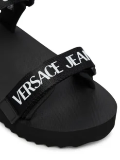 Versace Jeans Couture Sandały 80VA3SX4 ZS630 Czarny