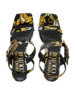 Versace Jeans Couture Sandały 78VA3S71 Czarny