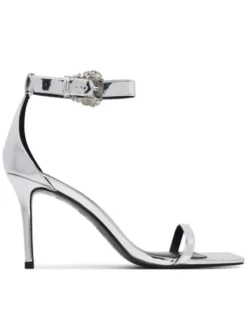 Versace Jeans Couture Sandały 80VA3S76 ZS406 Srebrny