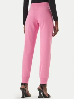Versace Jeans Couture Spodnie dresowe 80HAAT01 CF01T Różowy Regular Fit