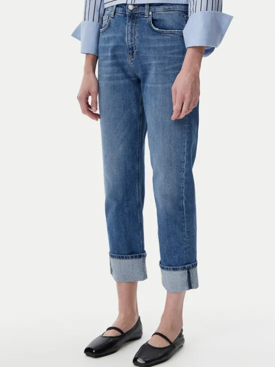 ViCOLO Jeansy DD5059 Niebieski Straight Leg