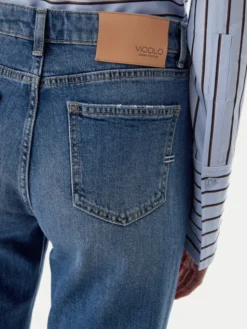 ViCOLO Jeansy DD5059 Niebieski Straight Leg