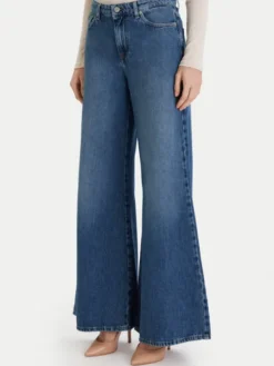 ViCOLO Jeansy DF5159 Niebieski Wide Leg