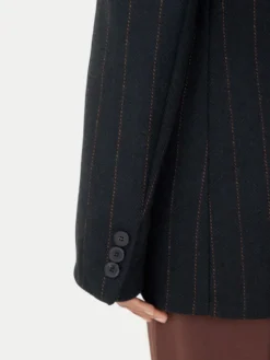 ViCOLO Marynarka TF0126 Czarny Regular Fit
