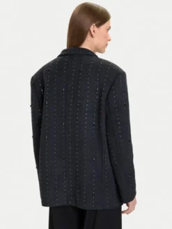 ViCOLO Marynarka TF0032 Szary Regular Fit
