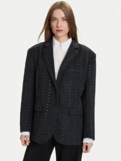 ViCOLO Marynarka TF0032 Szary Regular Fit