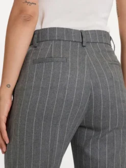 ViCOLO Spodnie materiałowe TF0232 Szary Regular Fit