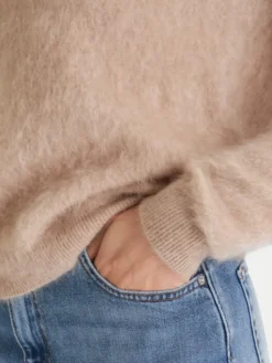 ViCOLO Sweter 22066F Beżowy Regular Fit