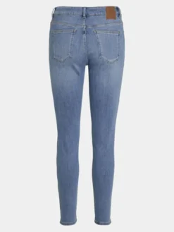 Vila Jeansy Sarah 14094341 Niebieski Skinny Fit