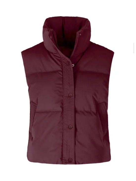 Volcano Bezrękawnik V-ELARISA Fioletowy Regular Fit