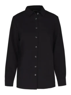 Volcano Koszula K-AKRE Czarny Regular Fit
