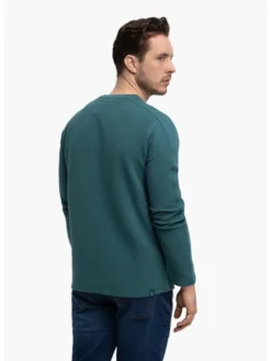 Volcano Longsleeve L-FAR Niebieski Regular Fit