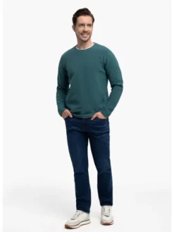 Volcano Longsleeve L-FAR Niebieski Regular Fit