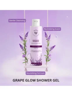 Warda Skincare Grape Glow Shower Gel 150 ml Żel pod prysznic