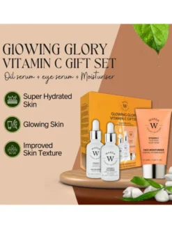 Warda Skincare ZESTAW PREZENTOWY GLOWING GLORY WITAMINA C Zestaw do pielęgnacji