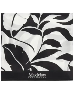 Weekend Max Mara Chusta jedwabna Bchspuma 2616541029650 Czarny