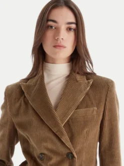 Weekend Max Mara Marynarka Katanga 2525046062 Brązowy Regular Fit