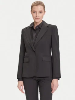 Weekend Max Mara Marynarka Lamine 2525046041 Czarny Regular Fit