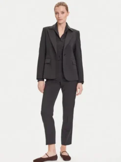 Weekend Max Mara Marynarka Lamine 2525046041 Czarny Regular Fit