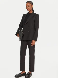 Weekend Max Mara Marynarka Ornati 2525046012 Czarny Slim Fit