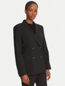Weekend Max Mara Marynarka Ornati 2525046012 Czarny Slim Fit