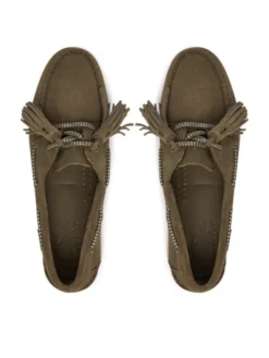 Weekend Max Mara Mokasyny 2615521014670 Khaki