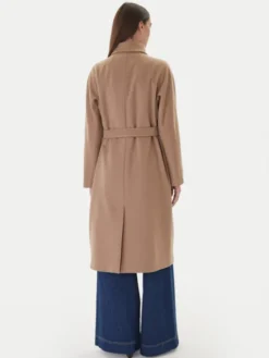 Weekend Max Mara Płaszcz przejściowy Cascia 2525016072 Beżowy Regular Fit