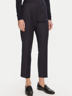 Weekend Max Mara Spodnie materiałowe Caldaia 2525136152 Granatowy Regular Fit