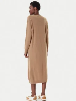 Weekend Max Mara Sukienka dzianinowa Zenith 2525326012 Beżowy Regular Fit