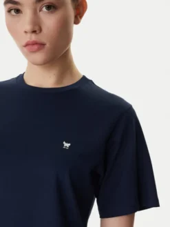 Weekend Max Mara T-Shirt Venaco 2615971031 Granatowy Relaxed Fit
