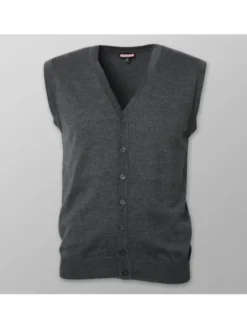 Willsoor Kamizelka 71734/2 Szary Regular Fit