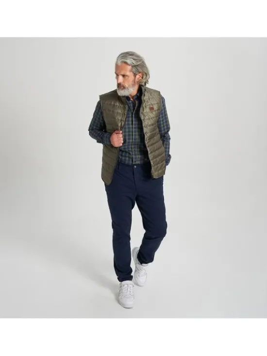 Willsoor Kamizelka 11905/2 Zielony Regular Fit