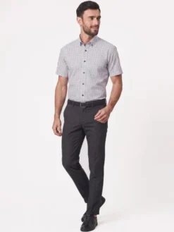 Willsoor Koszula 20954sl Biały Slim Fit