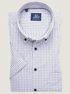 Willsoor Koszula 20954sl Biały Slim Fit