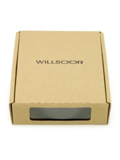 Willsoor Pasek Męski 14450 14451 14452 Czarny