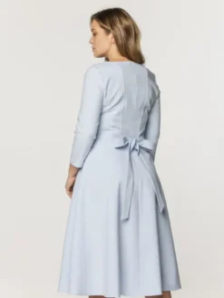 Willsoor Sukienka koktajlowa 67866 Niebieski A-Line Fit